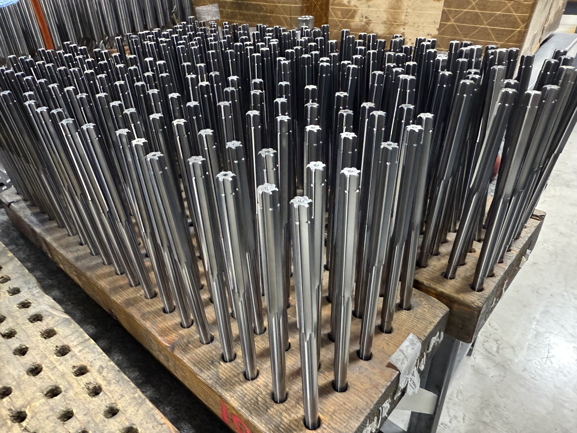 Precision-ground solid carbide reamers manufactured by Ostrem Tool