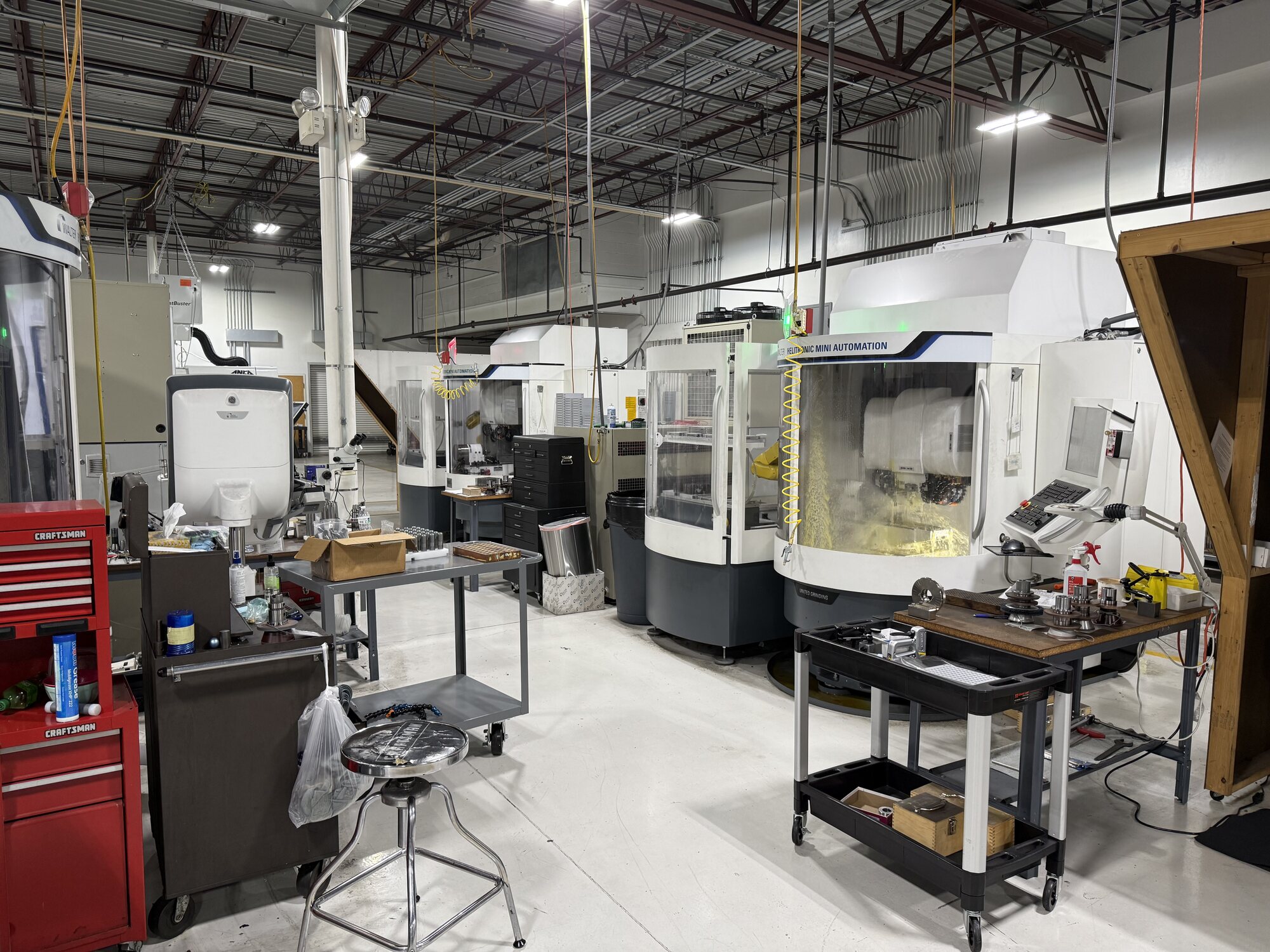 CNC grinding equipment at Ostrem Tool Company